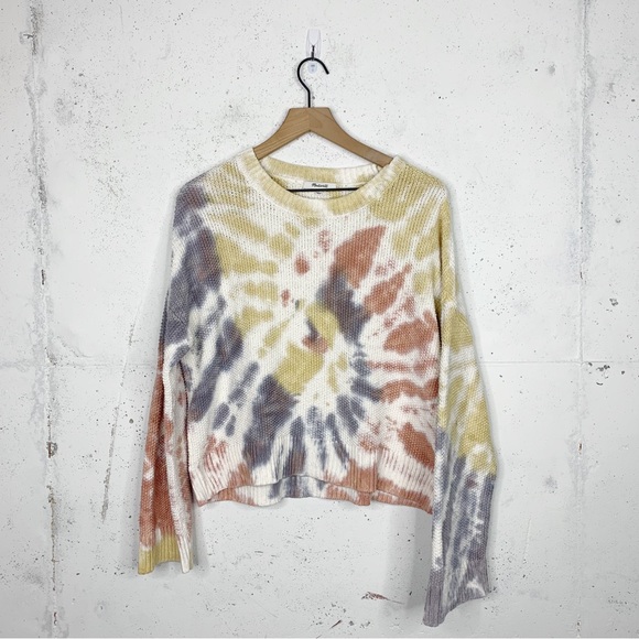 Madewell Sweaters - Madewell Westfield Tie Dye Knit Pullover Sweater Size Medium